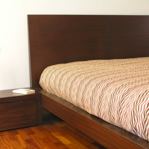 Letto in mogano