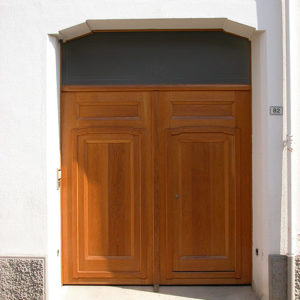 Portone Garage con sopraluce