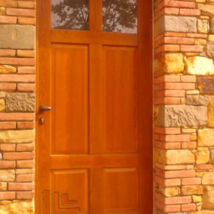 Portone Mod.Quadro a vetro