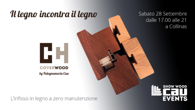 Invito evento COVERWOOD il legno incontra il legno 28 settembre 2019