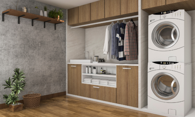 Bagno con lavanderia a scomparsa: 5 soluzioni artigianali firmate Cau