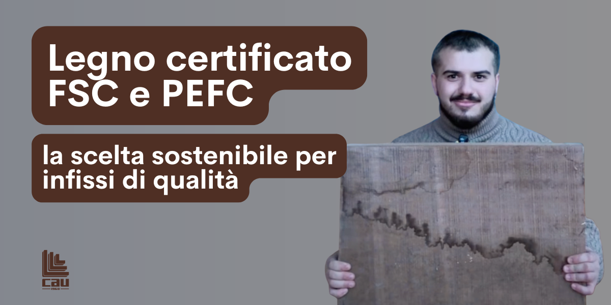 Legno certificato FSC e PEFC: la scelta sostenibile per infissi di qualità